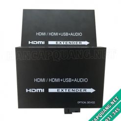 Bộ chuyển đổi HDMI qua cáp quang 20Km 1080P có USB