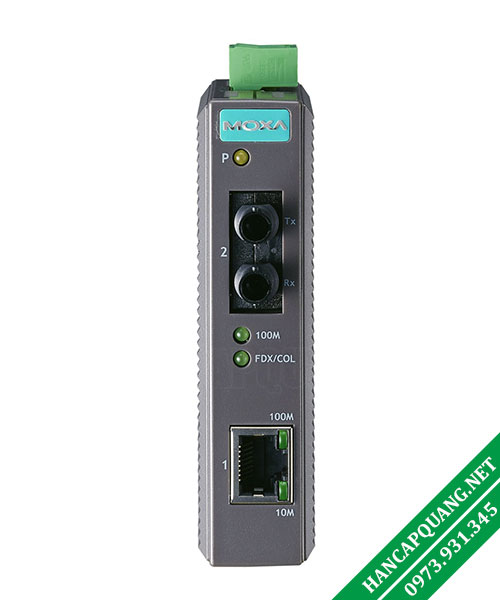 Moxa IMC-21-M-ST Bộ chuyển đổi quang điện công nghiệp Multimode