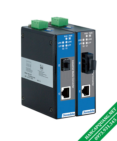 Unmanaged Industrial Media Converter IMC101GT Series