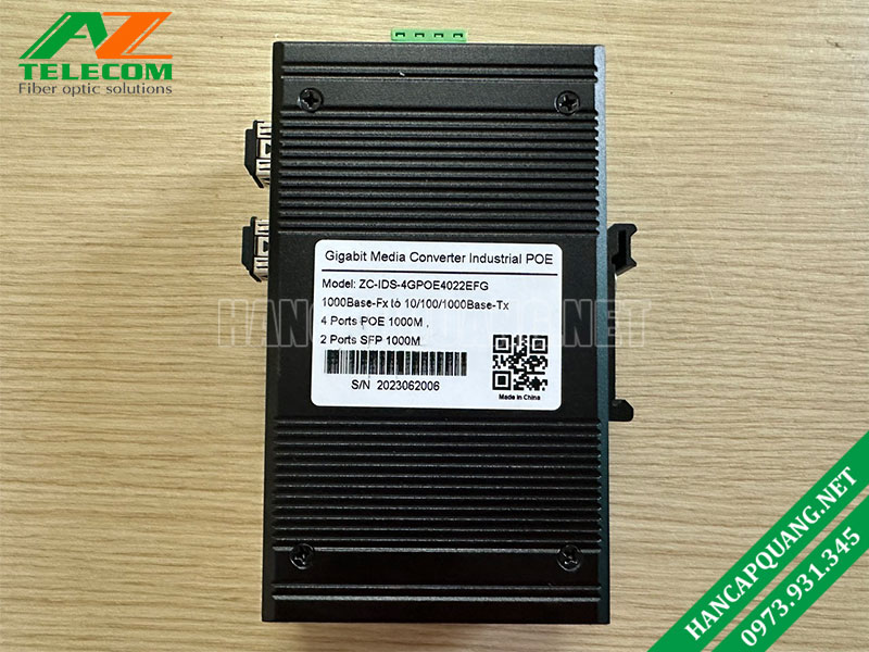 Switch công nghiệp Zincom PoE 10/100/1000M 2 SFP ZC-IDS-4GPOE4022EFG 4 SFP ZC IDS 4GPOE4022EFG 1