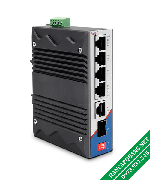 Switch Công Nghiệp POE 5 Port 10/100/1000M + 1 SFP WT-RS236-1GF5GT