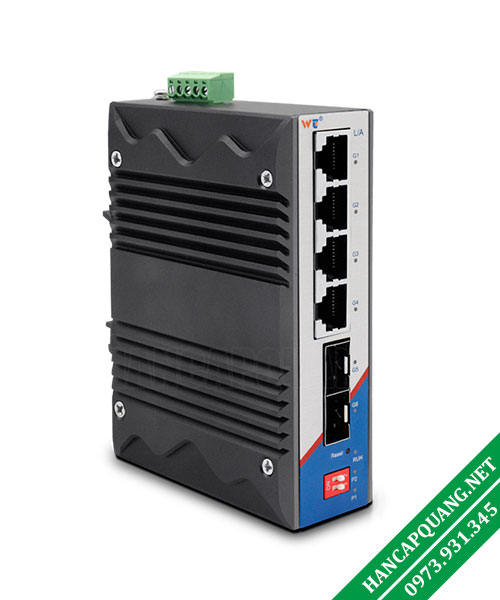 Switch công nghiệp 4x10/100/1000M + 2 SFP  Wintop WT-RS236-2GF4GT