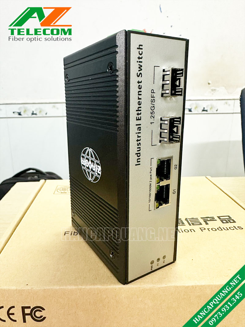 Switch Công Nghiệp POE 10/100/1000M , 2 SFP, ZC-IDS-2SFP2GE 4 ZC IDS 2SFP2GE 1