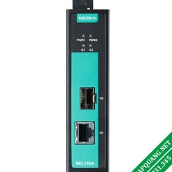 Moxa IMC-21GA-T Bộ chuyển đổi quang điện công nghiệp 10/100/1000Mbps
