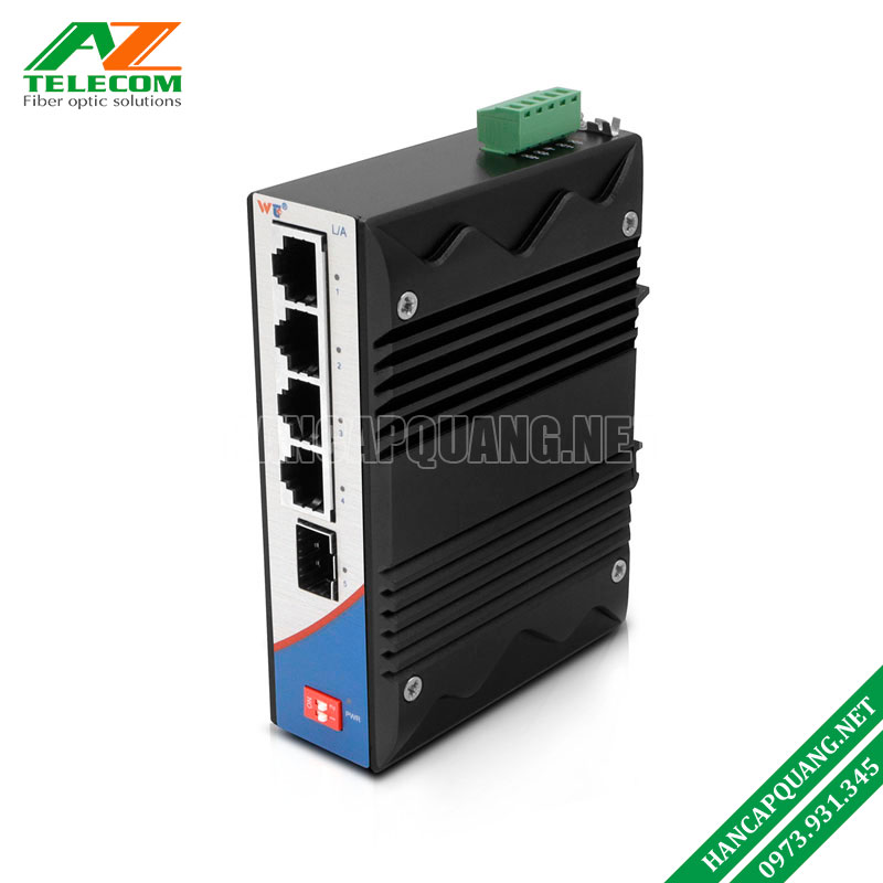 Switch Công Nghiệp 4x10/100M RJ45 + 1xSFP WT-RS235-1F4T 4 switch cong nghiep WT RS235 1F4T 1