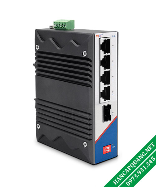 Switch Công Nghiệp 4x10/100M RJ45 + 1xSFP WT-RS235-1F4T 3 switch cong nghiep WT RS235 1F4T