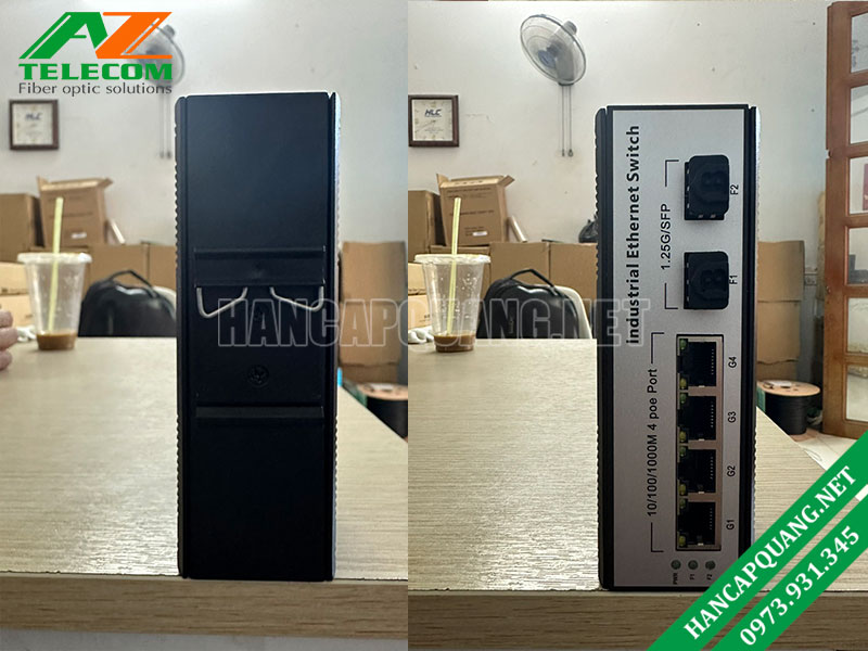 Switch công nghiệp Zincom PoE 10/100/1000M 2 SFP ZC-IDS-4GPOE4022EFG 5 switch cong nghiep poe SFP ZC IDS 4GPOE4022EFG 3