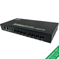 Switch quang ZC-8SFP-2GE Gigabit 8 port SFP và 2 port RJ45 1000Mbps