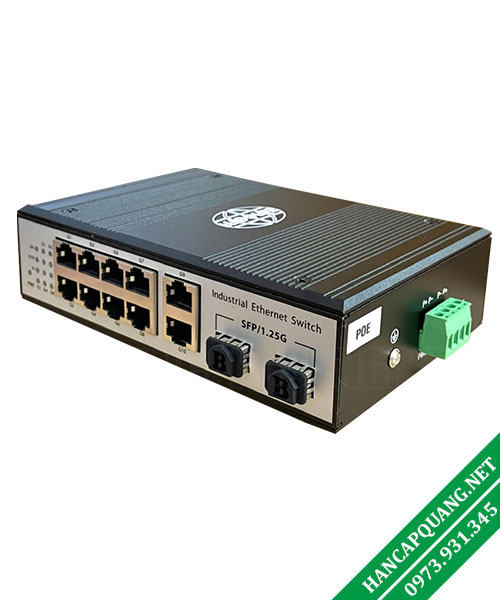 Switch Công Nghiệp 8 Port POE 10/100/1000M ZC-IDS-8GPOE8022EFG