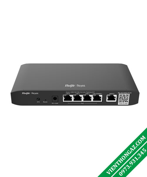 RG‑EG105G-P-V3 Router cân bằng tải Ruijie PoE