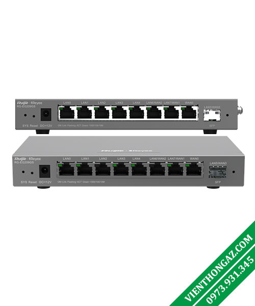 RG-EG209GS Router cân bằng tải Ruijie Reyee chịu tải 200 user