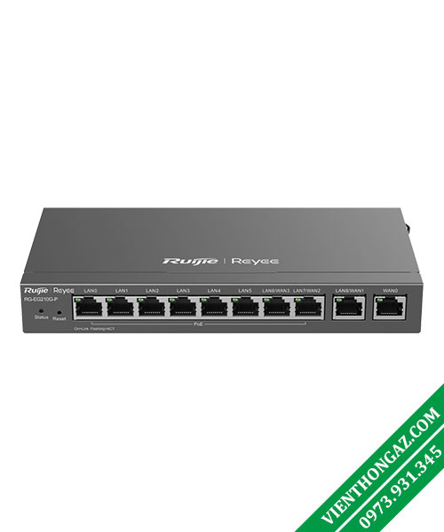 RG-EG210G-P Router cân bằng tải Ruijie Reyee chịu tải 200 user