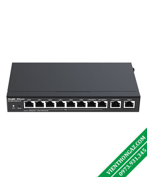RG-EG310GH-P-E Router Cân bằng tải Ruijie Reyee PoE