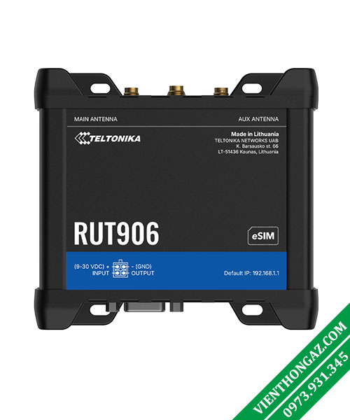 Teltonika RUT906 Bộ định tuyến 4G Wifi Ethernet Dual Sim