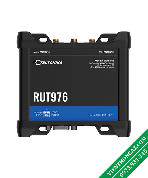 Teltonika RUT976 Router công nghiệp 5G REDCAP