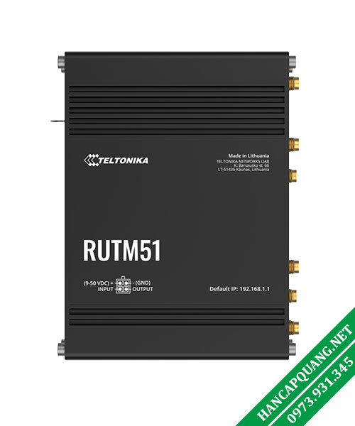 Teltonika RUTM51 Router công nghiệp 5G 3 Teltonika RUTM51