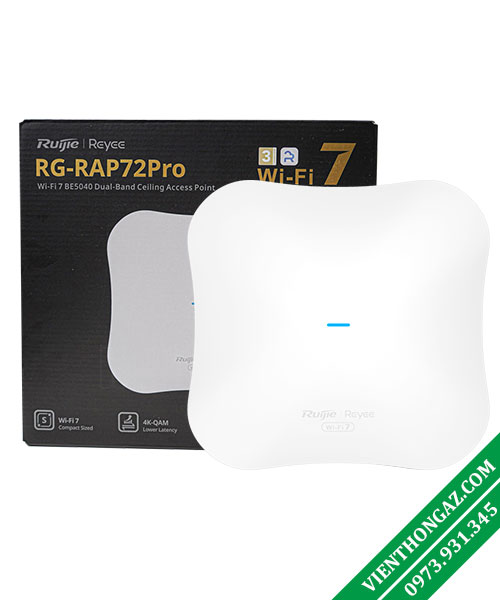 Reyee RG-RAP72Pro Thiết bị phát Wifi 7 Ruijie BE5040