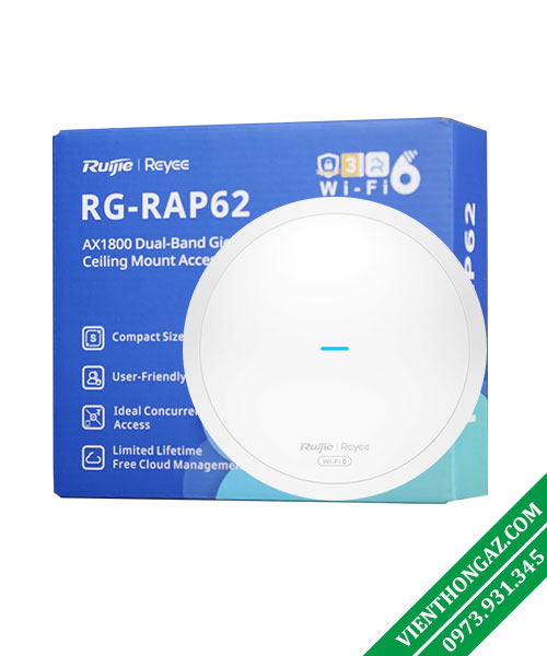 Reyee RG-RAP62 Thiết bị phát Wifi 6 ốp trần